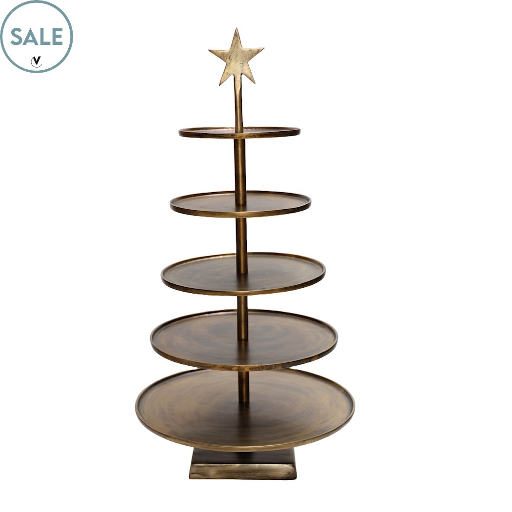 Deco Bonito Ø40 x H80 cm Aged Brass 1