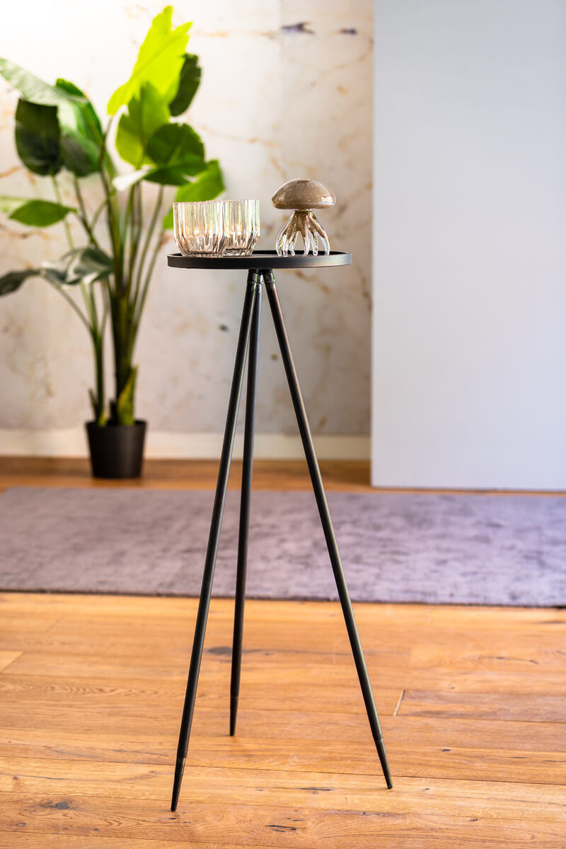 Light & Living Envira zuil - Zwart - 2 stuks - Ø35 x 98,5 cm