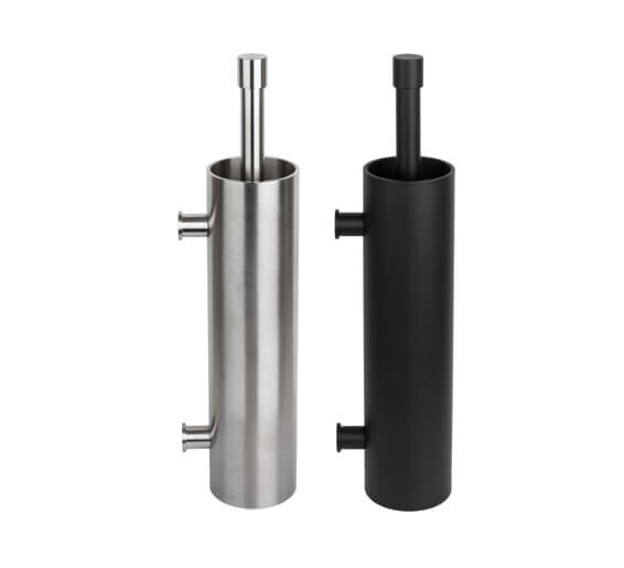 Toiletborstel Piet Boon PB301 met muurbevestiging mat roestvast staal AISI 316