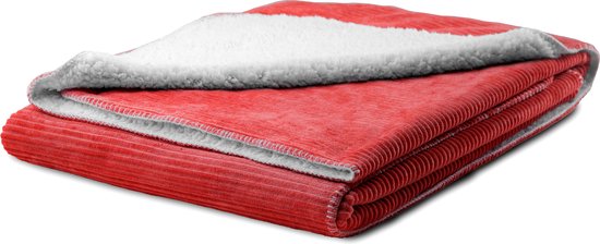XL Deken Corduroy Rib Bordeaux