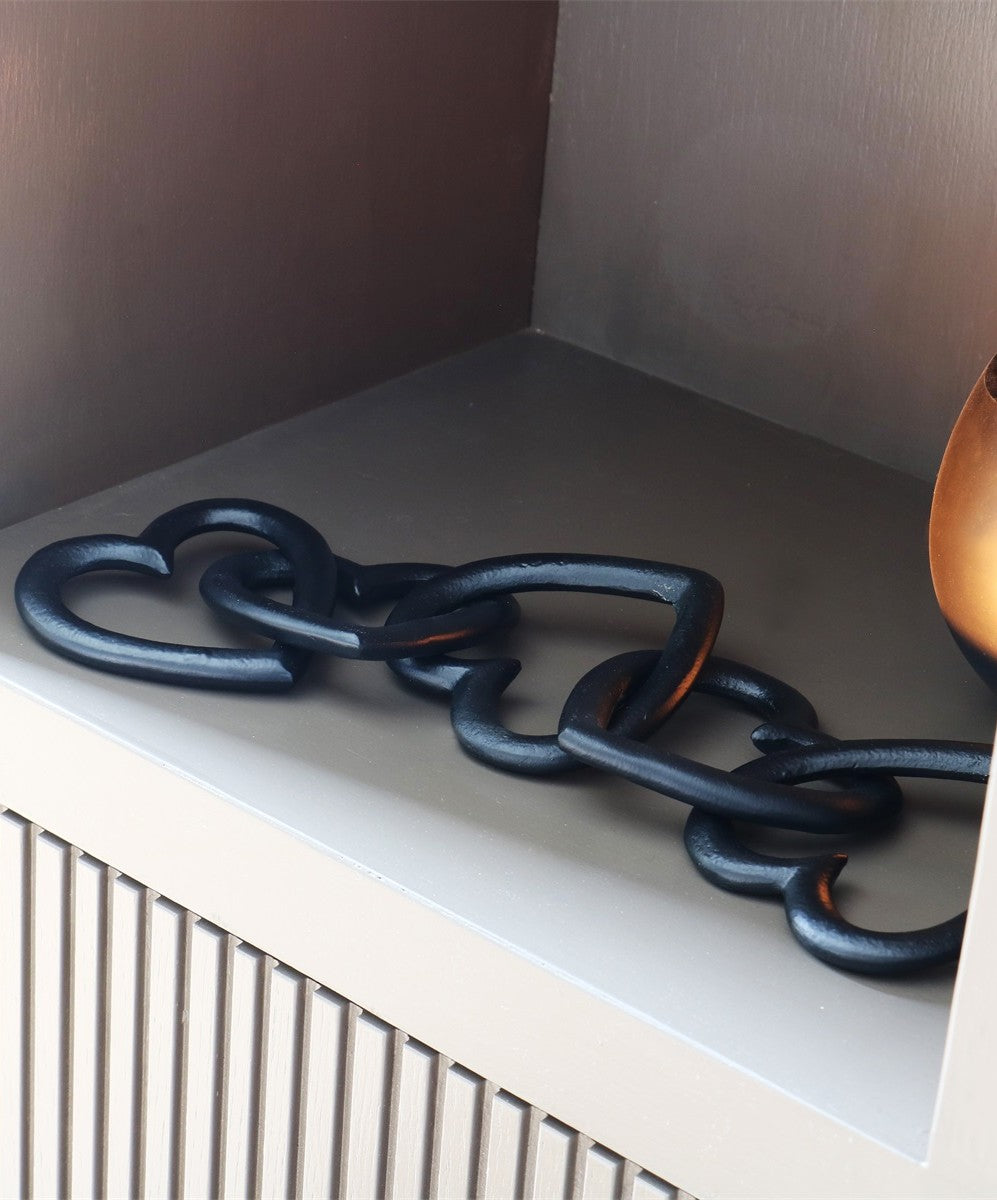 Mazan hartjes ketting decoratie