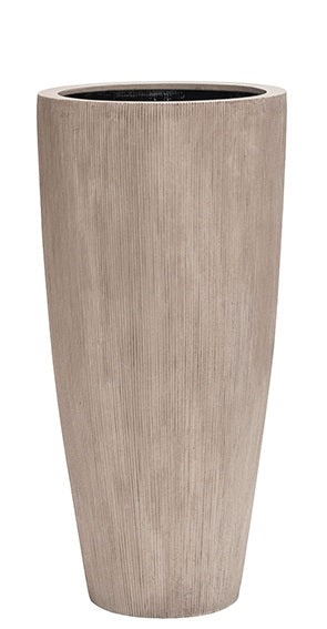Pot Java S stripe beige Ø38 x H80 cm (Stripe beige Ø38 x H80 cm)