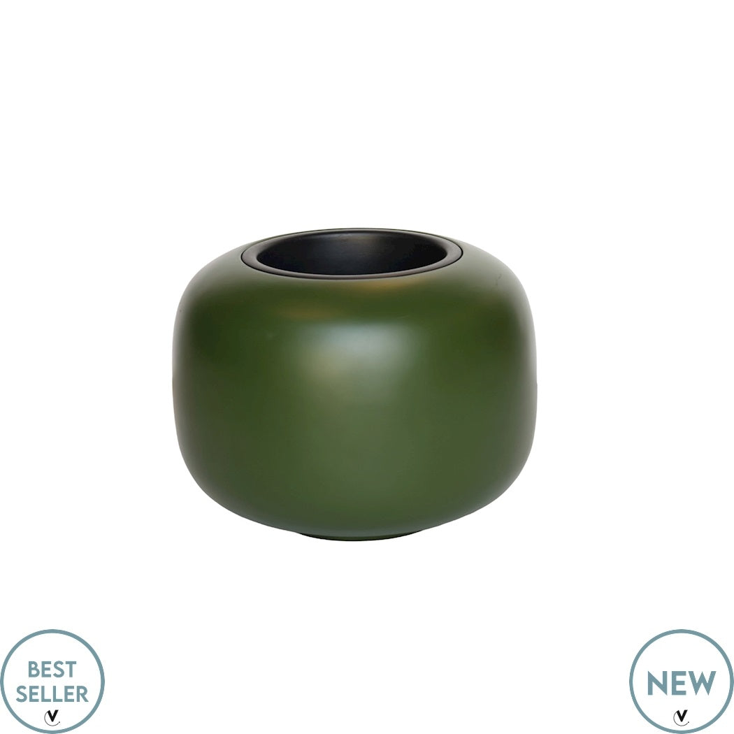 Pot Phuket green Ø34,5 x H26 cm (Green Ø34)