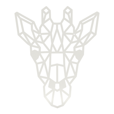 Wanddekoration Giraffe