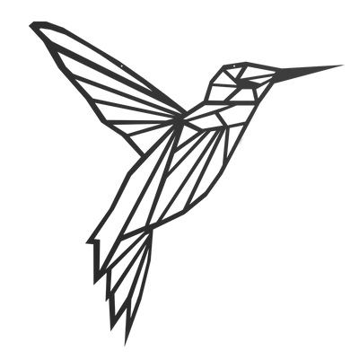 Wanddecoratie Kolibri