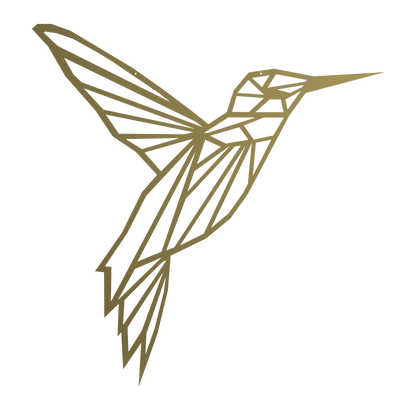 Wanddekoration Kolibri