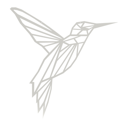 Wanddekoration Kolibri
