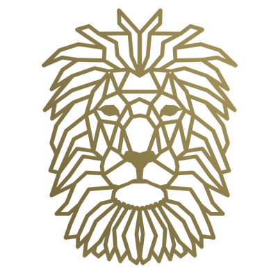 Wanddekoration Löwe