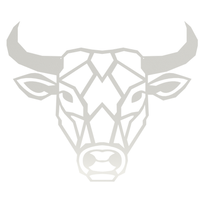 Wanddekoration Stier