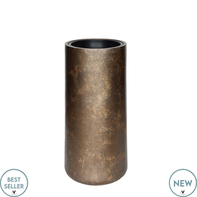 Pot Bangkok gris foncé rustique