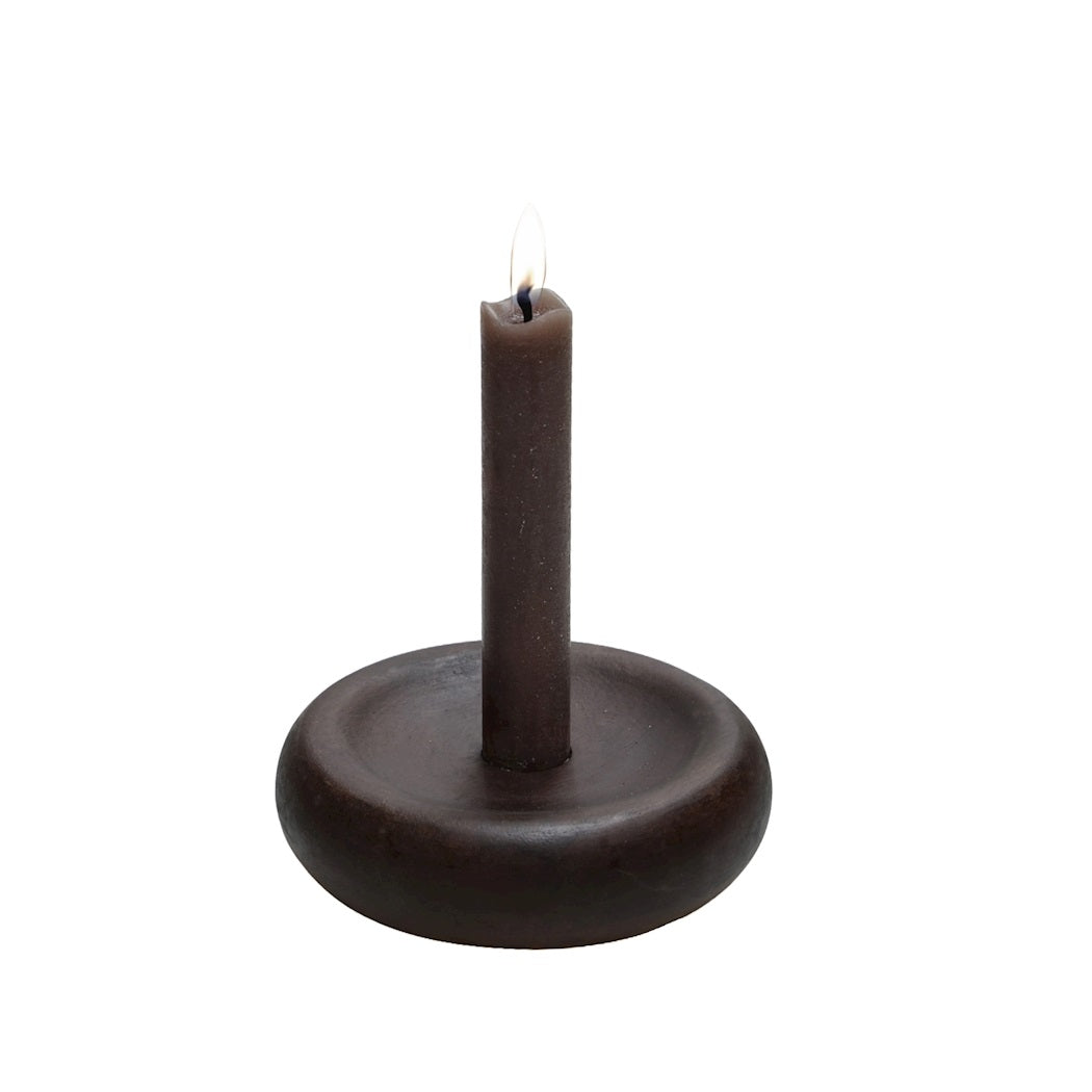 Kaarshouder Yampa M walnut Ø12 x H12 cm
