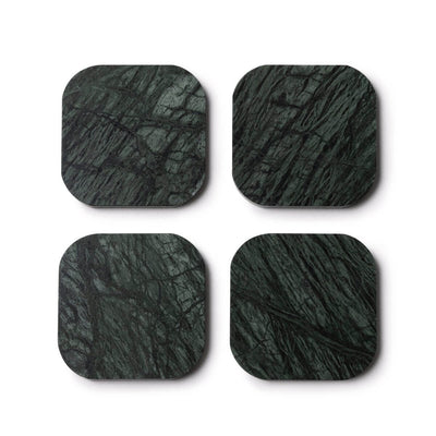 Onderzetters Marmer - Organisch - Set van 4 stuks - 1x10x1cm