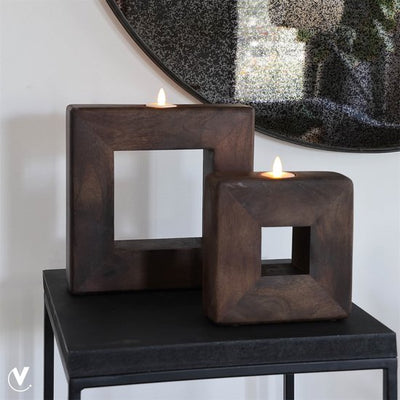 Kerzenhalter Jeffrey City Walnuss