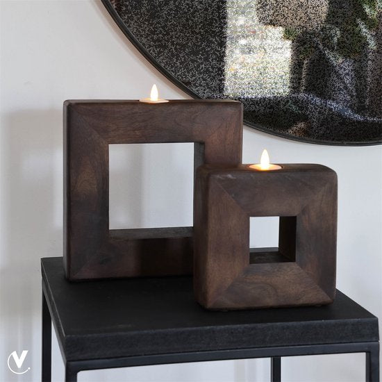Kerzenhalter Jeffrey City Walnuss