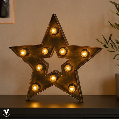Lamp Breves L aged brass L60 x B10 x H60 cm