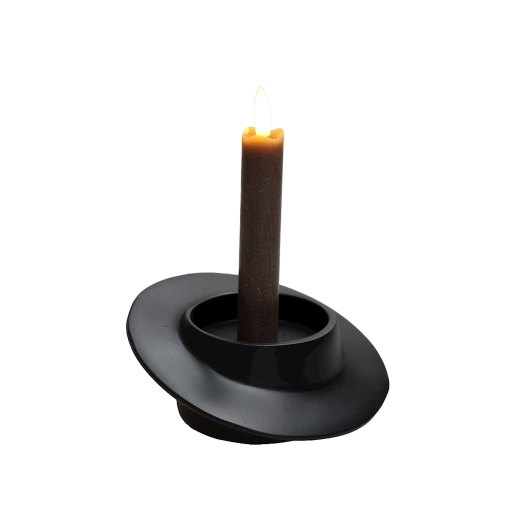 Kerzenhalter Salto schwarz Ø14 x H6 cm