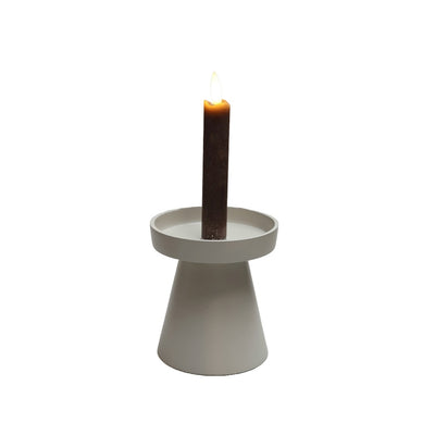 Kaarshouder Viedma S - Verwachte binnenkomst Augustus Ø12 x H13 cm Ivory 1