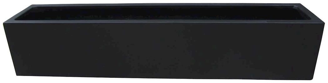 Pot Amazone L L100 x B30 x H30 cm Black 1
