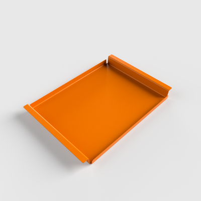 Steellish Hocker Tablett Groß - FlipTray - 62 x 44 x 5 cm