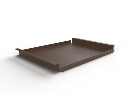 Steellish Hocker Tablett Groß - FlipTray - 62 x 44 x 5 cm