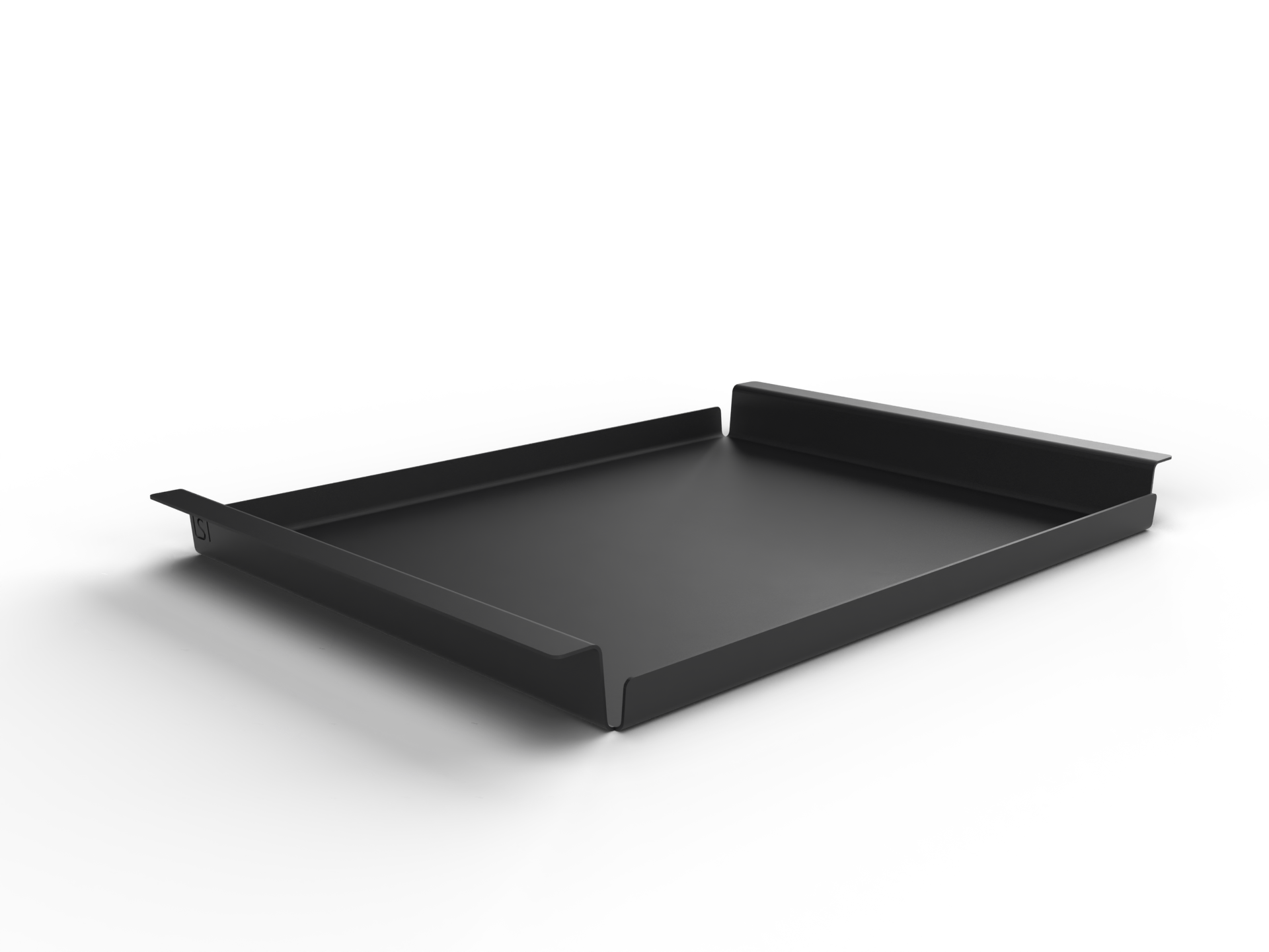 Steellish Hocker Tablett Groß - FlipTray - 62 x 44 x 5 cm