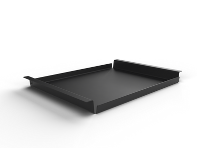 Steellish Hocker Tablett Groß - FlipTray - 62 x 44 x 5 cm