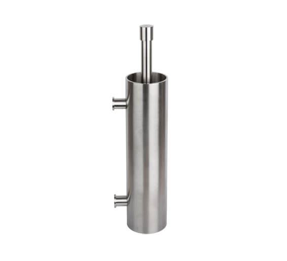 Toiletborstel Piet Boon PB301 met muurbevestiging mat roestvast staal AISI 316