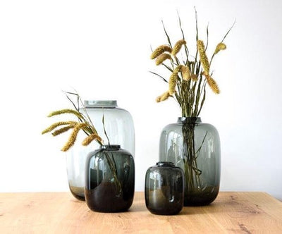 Vase Kara Smokey - Grau