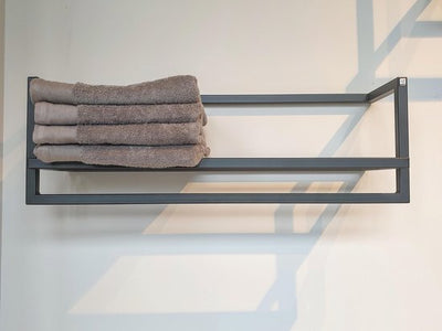 RVS Handdoekenrek Badkamer – Orlando Zwart
