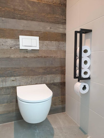 Toiletrolhouder Manhattan Zwart
