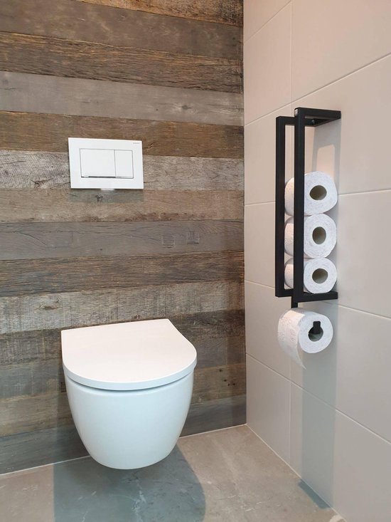 Toiletrolhouder Manhattan Zwart