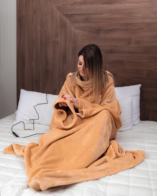 1+1 Gratis – Wasbare Deken met Mouwen