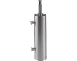 Toiletborstel Piet Boon PB301 met muurbevestiging mat roestvast staal AISI 316