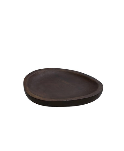 Dienblad Foster S walnut Ø16 x H13 cm (Walnut Ø16 x H13 cm)