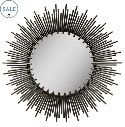 Spiegel Arebe L black L75 x B2 x H75 cm