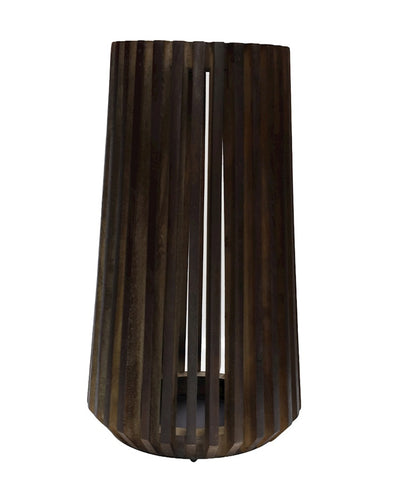 Kaarshouder Lander M walnut Ø28 x H48 cm (Walnut Ø28 x H48 cm)