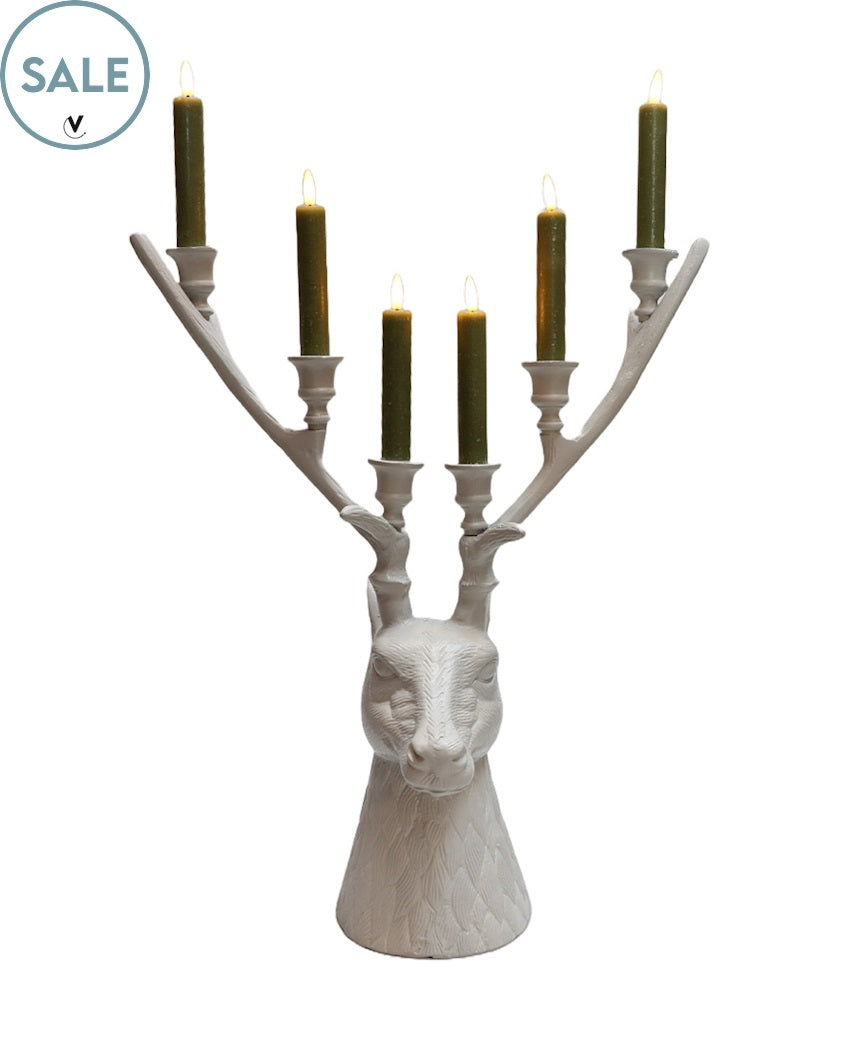 SALE! Kaarshouder Selado  ivory L42 x B18 x H50 cm  (Ivory L42 x B18 x H50 cm)