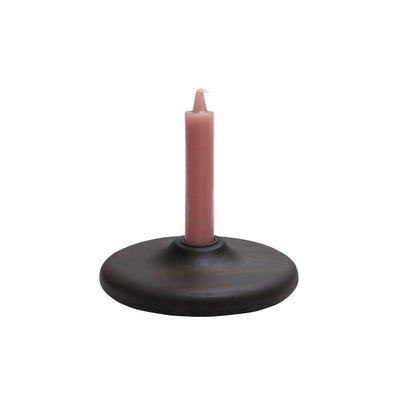 Kaarshouder Toponas XS walnut Ø13 x H13 cm (Walnut Ø13 x H13 cm)