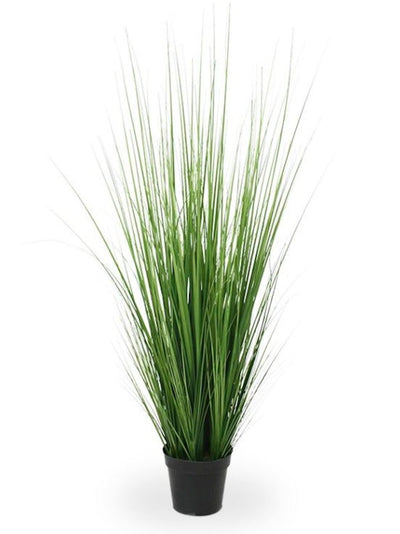Kunstplant Gras in pot green H100 cm (-leeg- H100 cm)