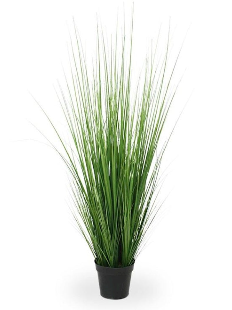 Kunstplant Gras in pot green H100 cm (-leeg- H100 cm)