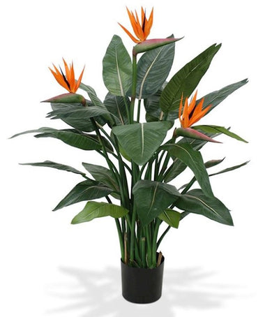 Kunstplant Strelitzia Deluxe green H115 cm (Green H115 cm)