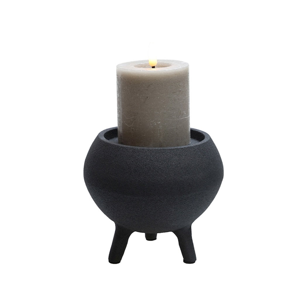 Kaarshouder Luro S Ø12 x H14 cm Black 1
