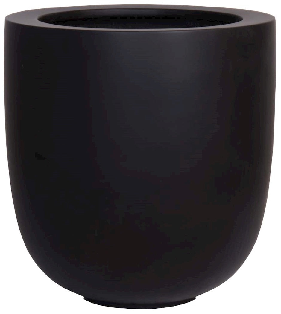 Pot Ducos big black Ø33 x H35 cm - Verwachte binnenkomst nog niet bekend (Black Ø33 x H35 cm)