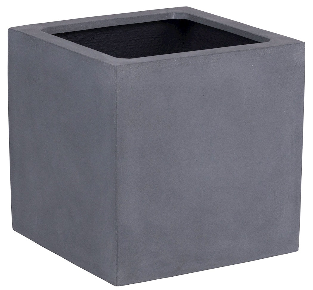 Pot El Salvador L grey L60 x B60 x H60 cm  (Grey L60 x B60 x H60 cm)