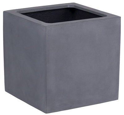 Pot El Salvador L grey L60 x B60 x H60 cm  (Grey L60 x B60 x H60 cm)