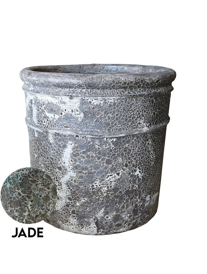 Pot Enarete M relic jade Ø57 x H57 cm (Relic Jade Ø57 x H57 cm)