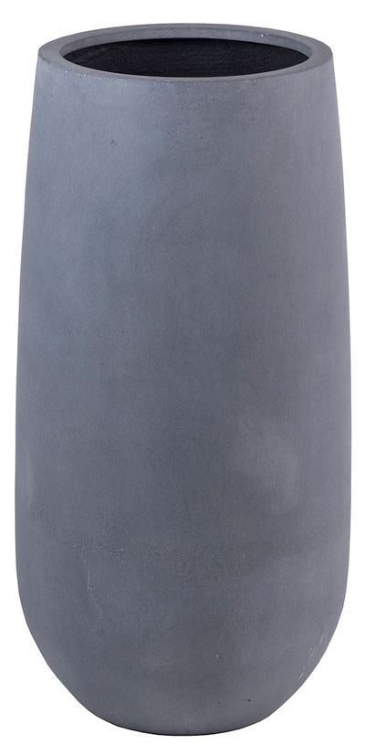 Pot Idaho grey Ø35 x H70 cm (Grey Ø35 x H70 cm)