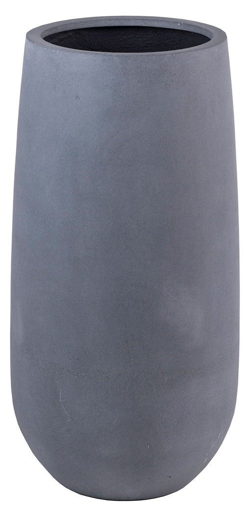 Pot Idaho grey Ø35 x H70 cm (Grey Ø35 x H70 cm)