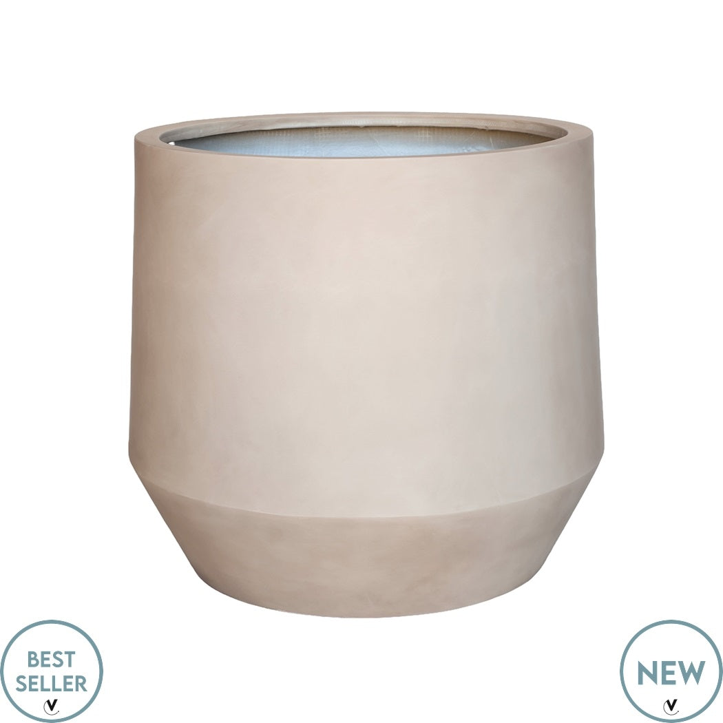 Pot Krabi matte sand Ø54 x H48 cm  (Matte Sand Ø54 x H48 cm)