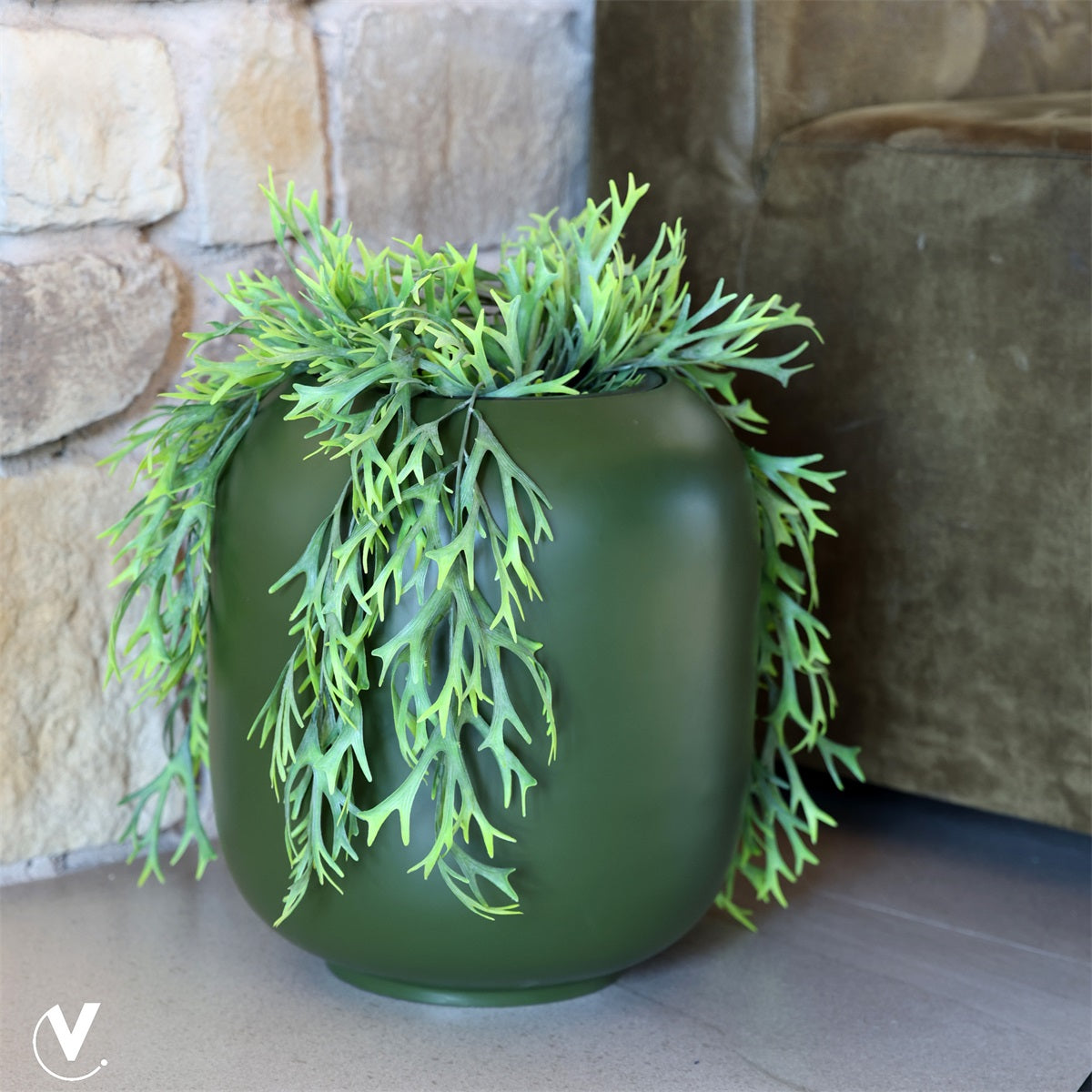 Pot Lampang green Ø33 x H36,5 cm (Green Ø33 x H36)